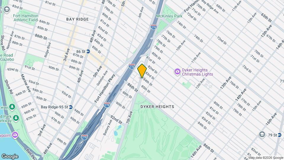 8403 7th Ave Mapa y Detalles de la Ubicación