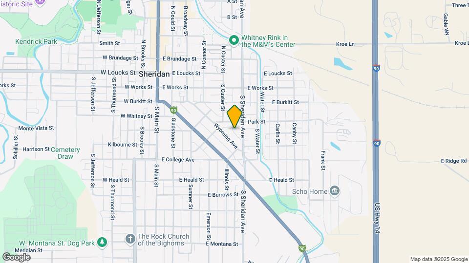 428 S Sheridan Ave Map and Location Details