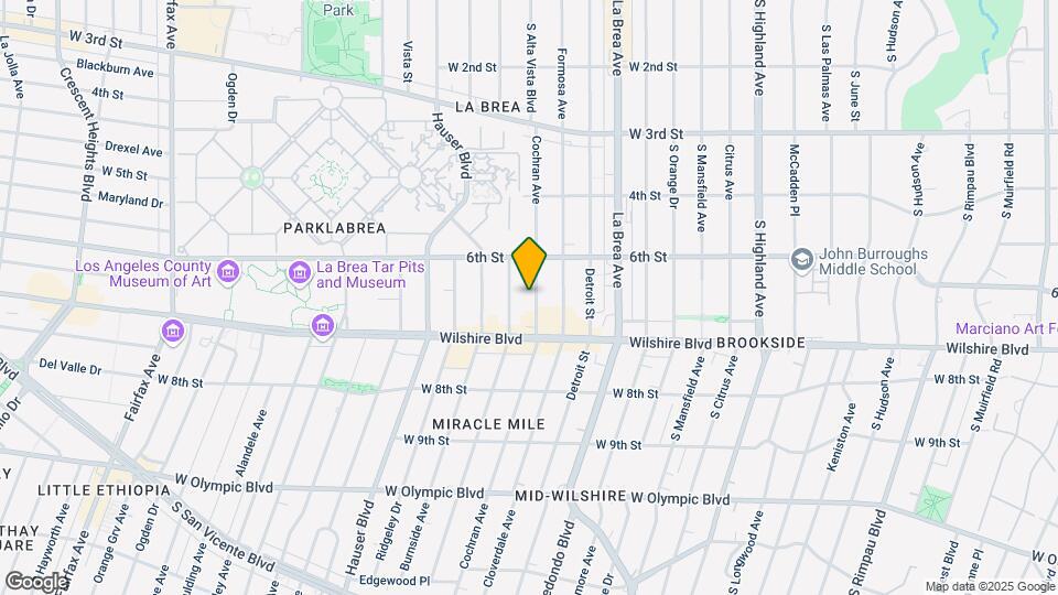 643 S Cochran Ave Map and Location Details
