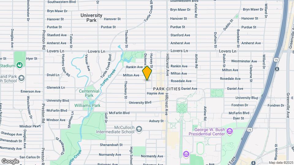 3449 Rosedale Ave Mapa y Detalles de la Ubicación