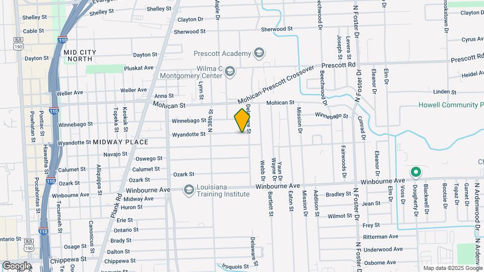 3936 Wyandotte St Map and Location Details
