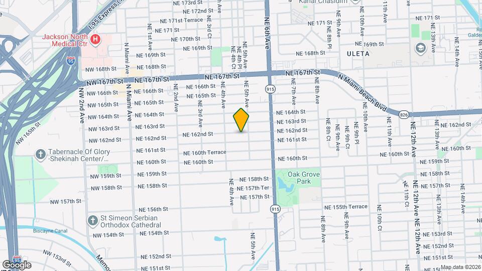 470 NE 162nd St Map and Location Details