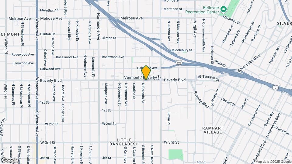 3918 Beverly Blvd Map and Location Details