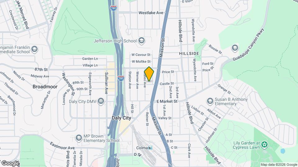 58 Vale St Map and Location Details