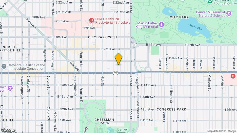 1540 Vine St Map and Location Details