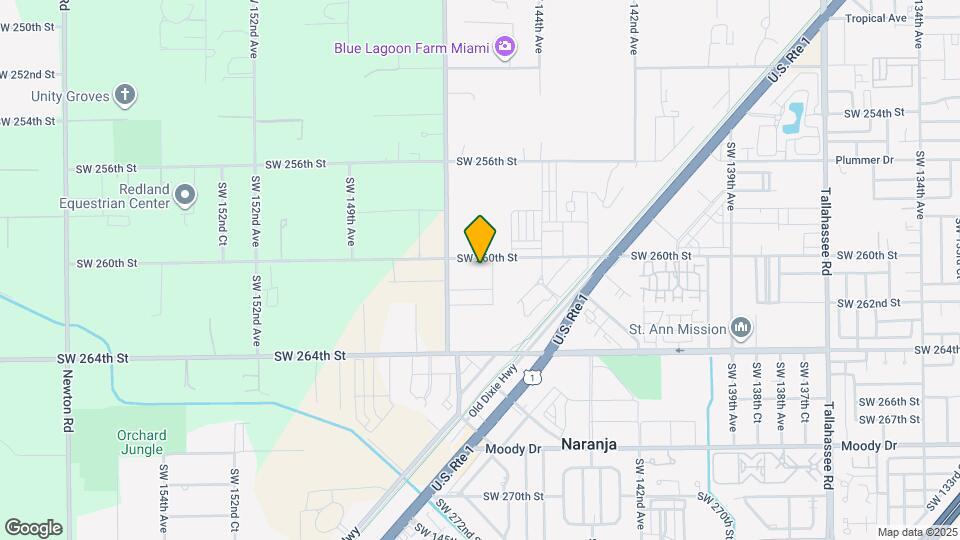 14571 SW 261st St Map and Location Details