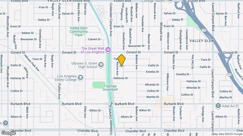 5849 Goodland Ave Map and Location Details