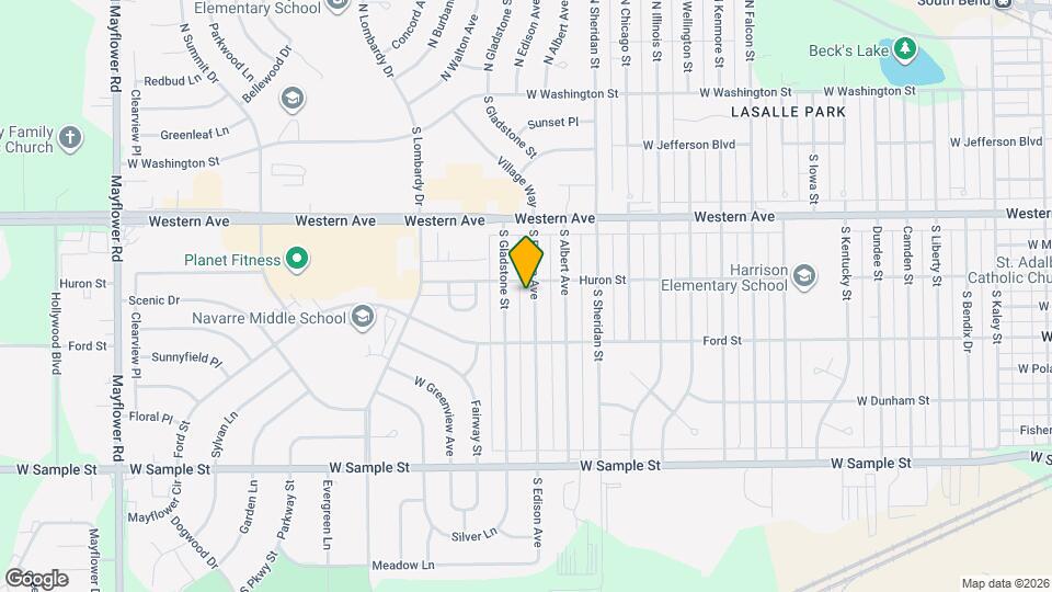 513 S Edison Ave Map and Location Details