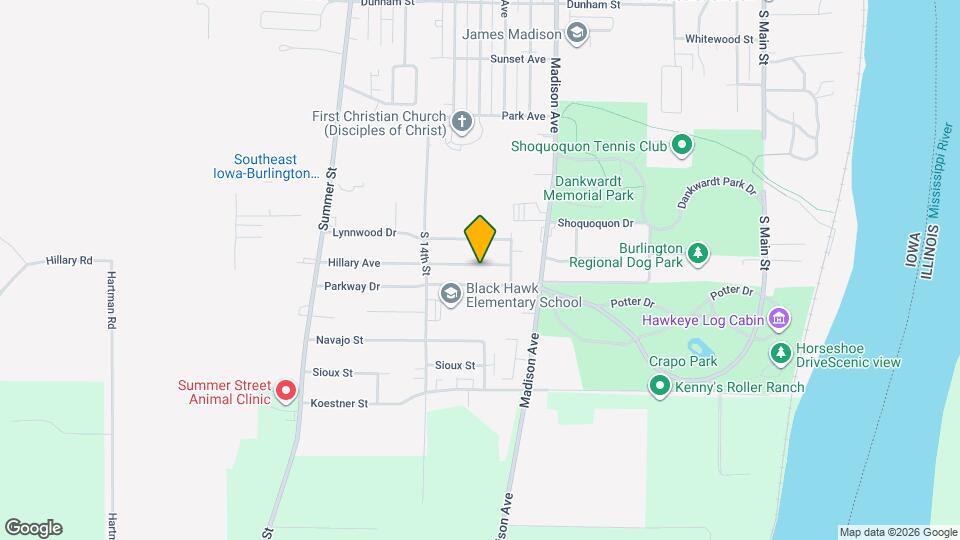 1201 Hillary Ave Mapa y Detalles de la Ubicación