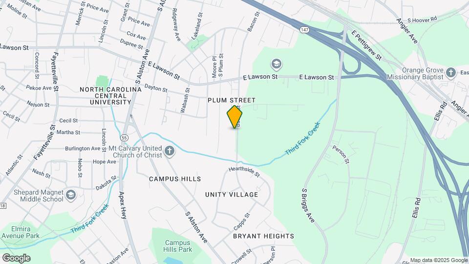 1022 Bacon St Map and Location Details