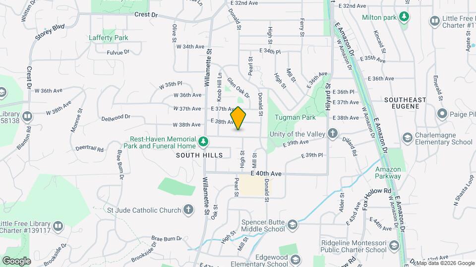 195 E 39th Ave Map and Location Details