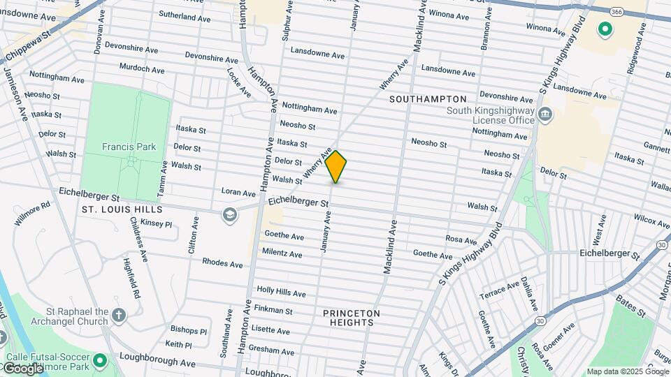 5538 Walsh St Map and Location Details