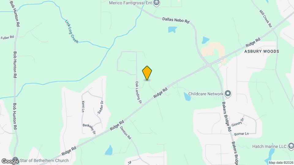 80 Oak Landing Ct Mapa y Detalles de la Ubicación