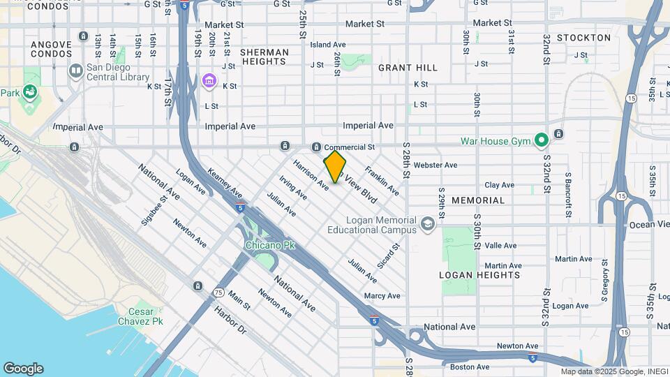 2058 Harrison Ave Map and Location Details