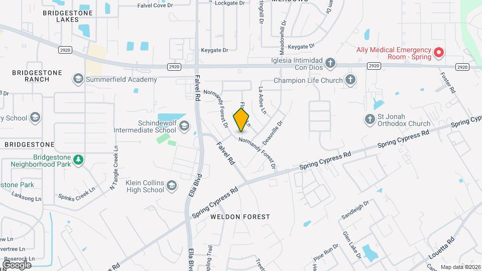 20834 Normandy Forest Dr Map and Location Details