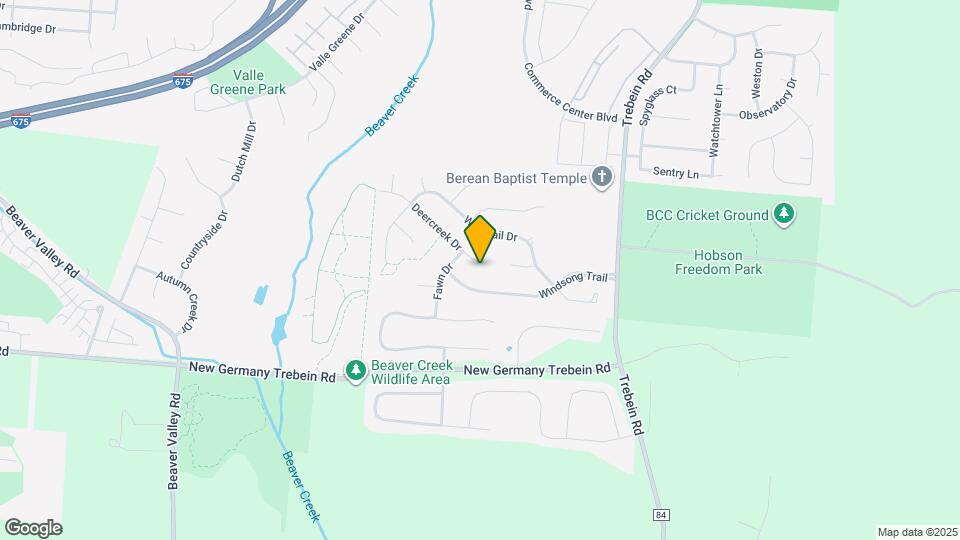 1146 Deercreek Dr Map and Location Details