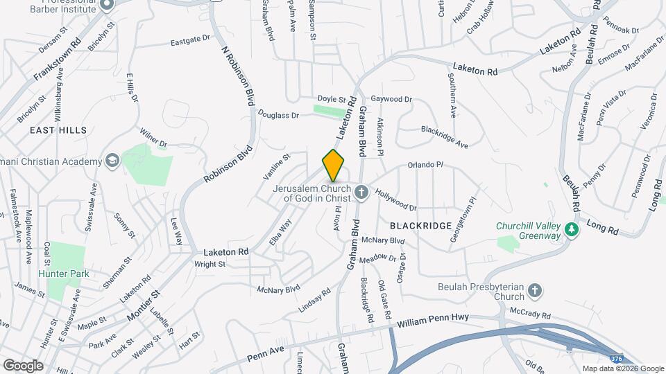 2228 Chalfant St Map and Location Details