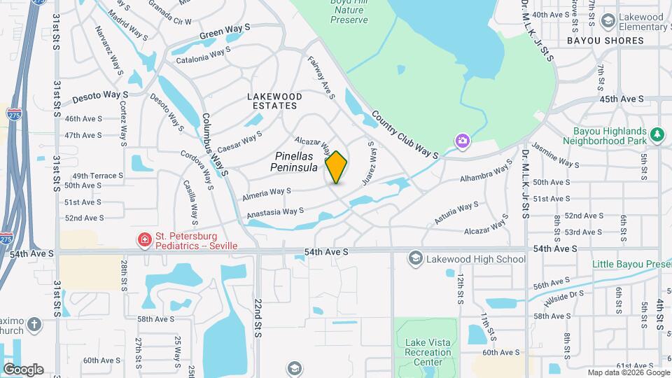 1895 Almeria Way S Map and Location Details