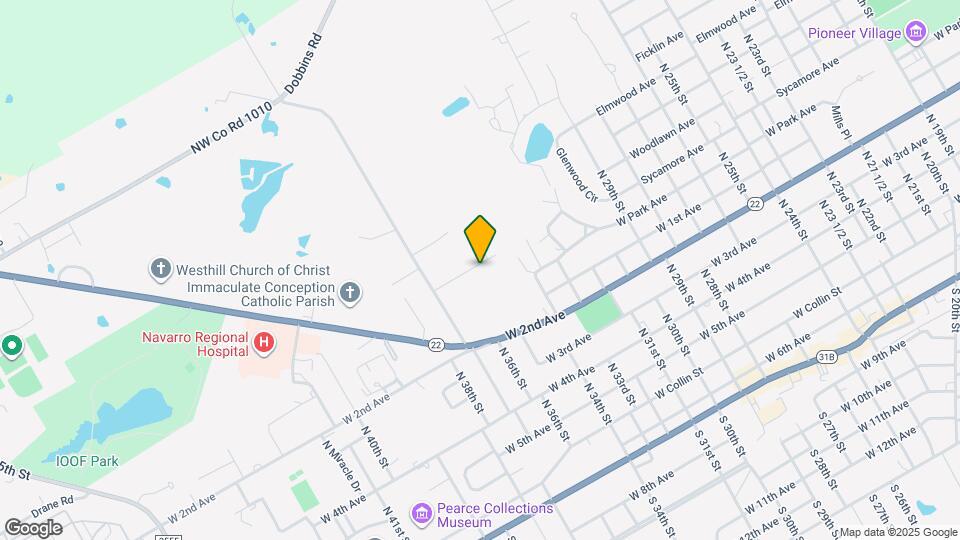 2541 W Sycamore Ave Map and Location Details