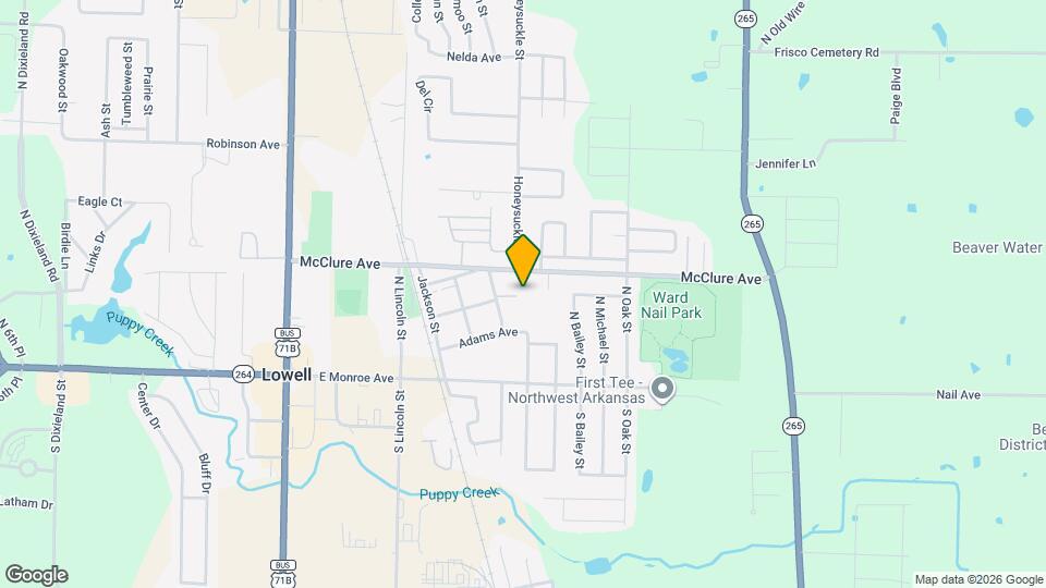 203 Jefferson St Map and Location Details