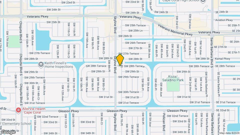 2820-2824 SW 7th Pl Map and Location Details