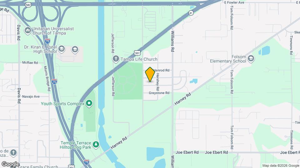 9312 Grandfield Rd Map and Location Details