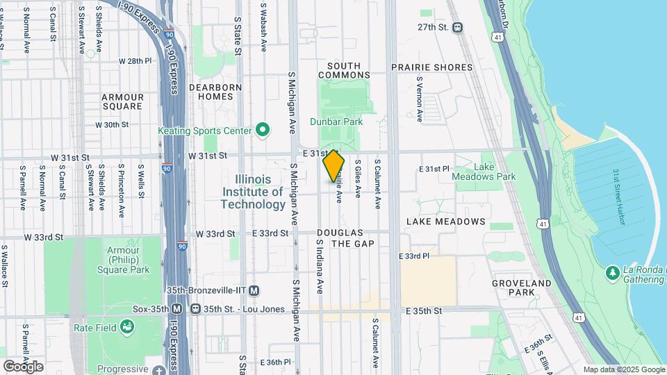 3154 S Prairie Ave Map and Location Details