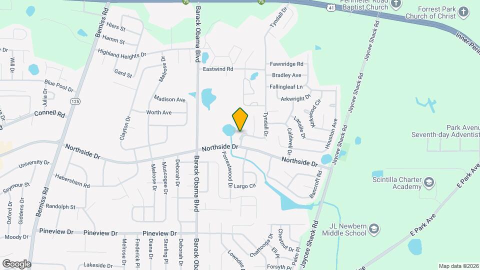 2720 Tyndall Dr Map and Location Details