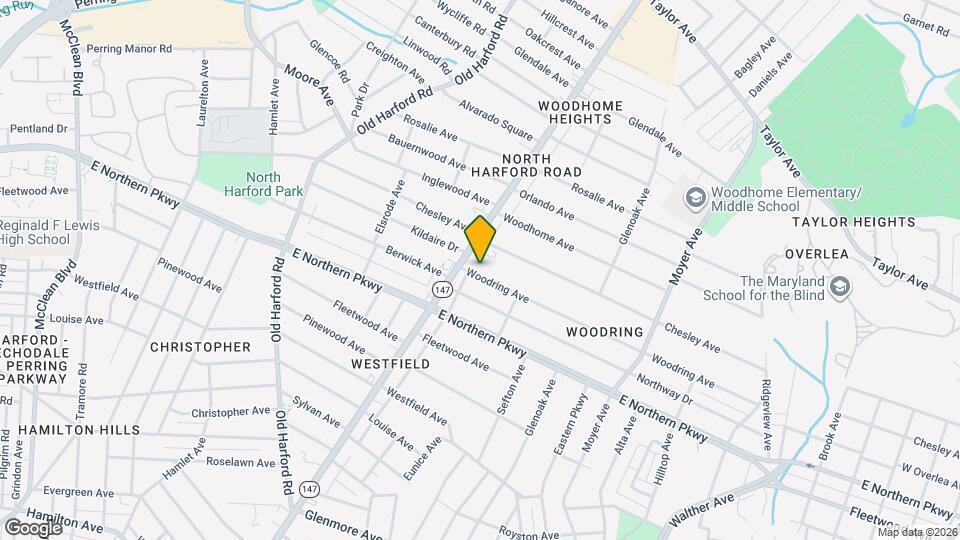 3010 Woodring Ave Map and Location Details