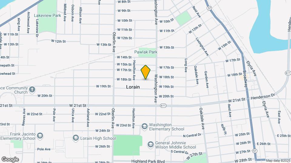 1031 W 18th St Map and Location Details