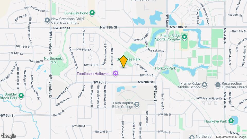 2001 NW Hickory Ln Map and Location Details