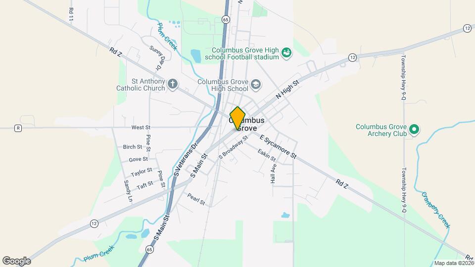 114 S High St Mapa y Detalles de la Ubicación