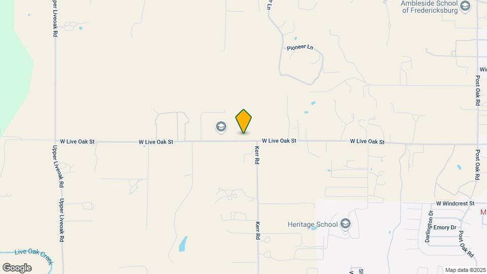 1740 W Live Oak St Map and Location Details