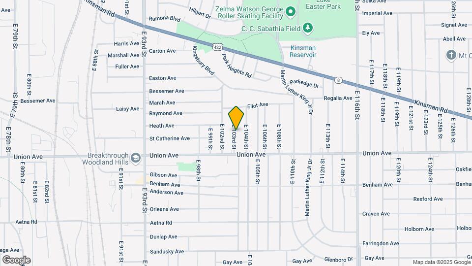 3437 E 103rd St Map and Location Details