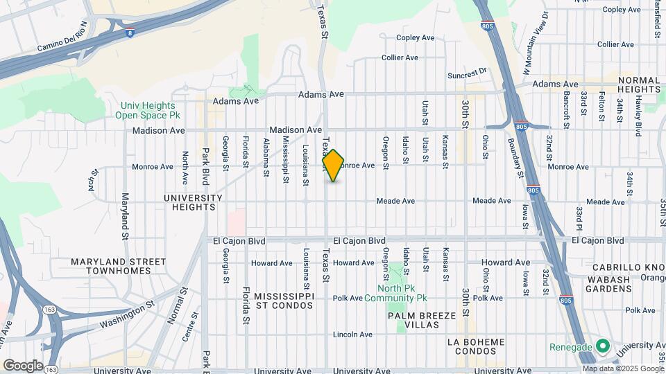 4437 Texas St Map and Location Details