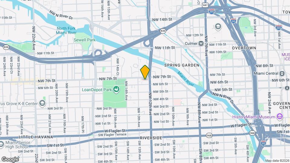 1235 NW 6th St Map and Location Details