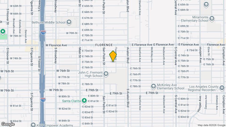 346 E 75th St Mapa y Detalles de la Ubicación