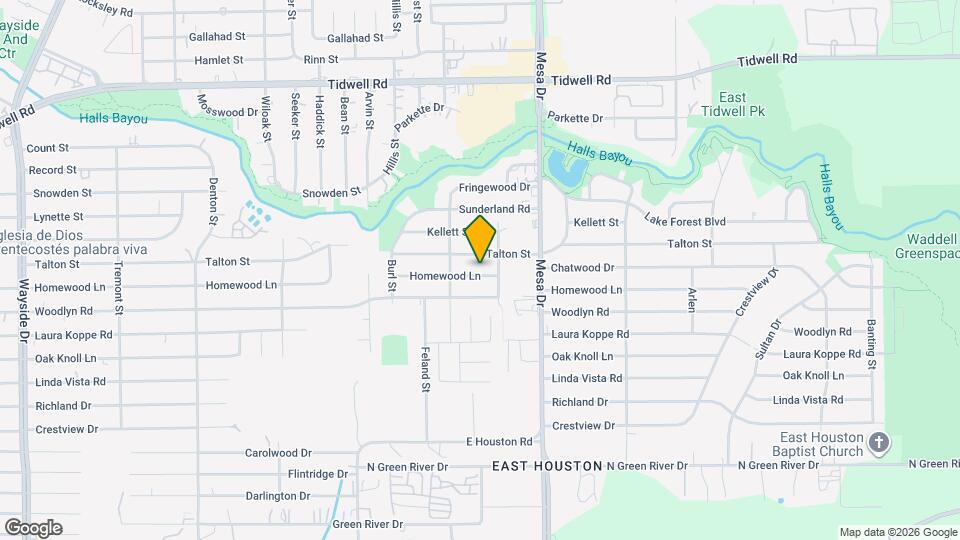 8623 Homewood Ln Mapa y Detalles de la Ubicación