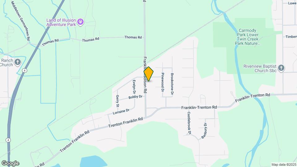 7184 Franklin Madison Rd Map and Location Details