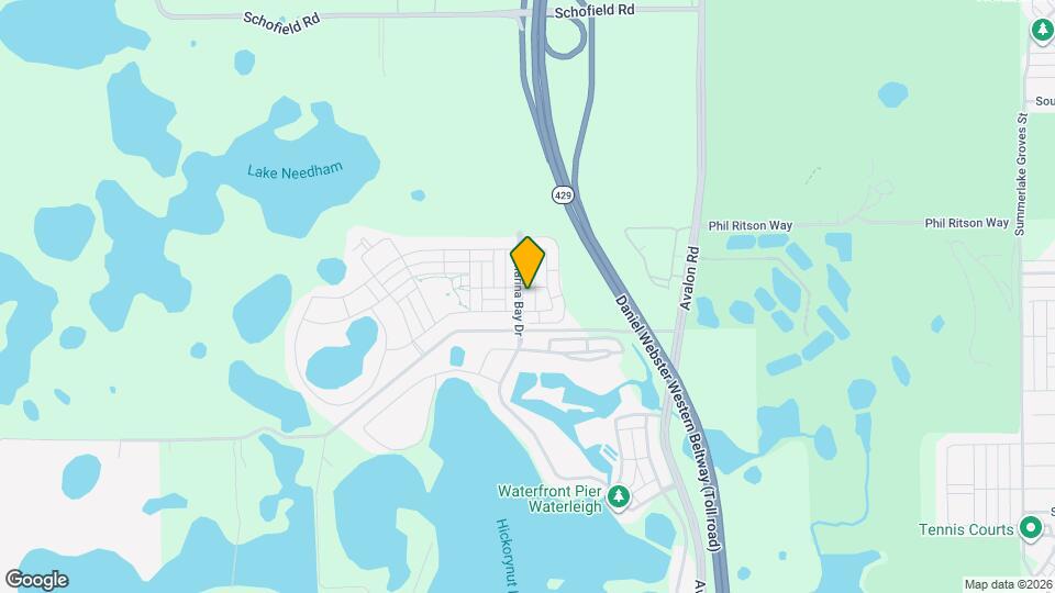 15845 Marina Bay Dr Mapa y Detalles de la Ubicación