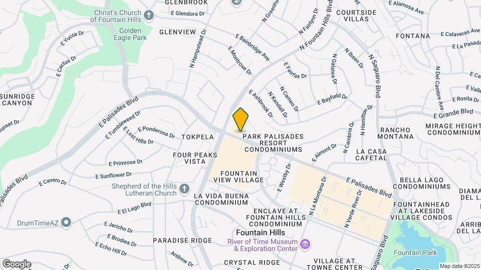 16336 E Palisades Blvd-Unit -10 Mapa y Detalles de la Ubicación