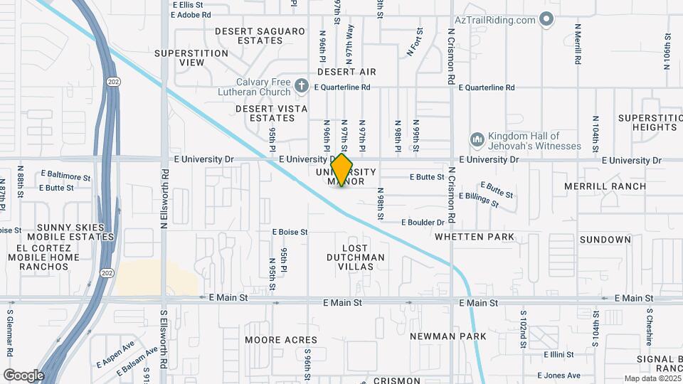 9659 E Butte St Map and Location Details