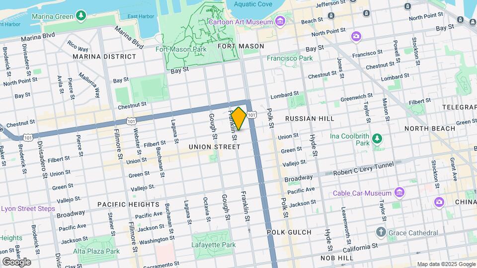 1575 Filbert St Map and Location Details