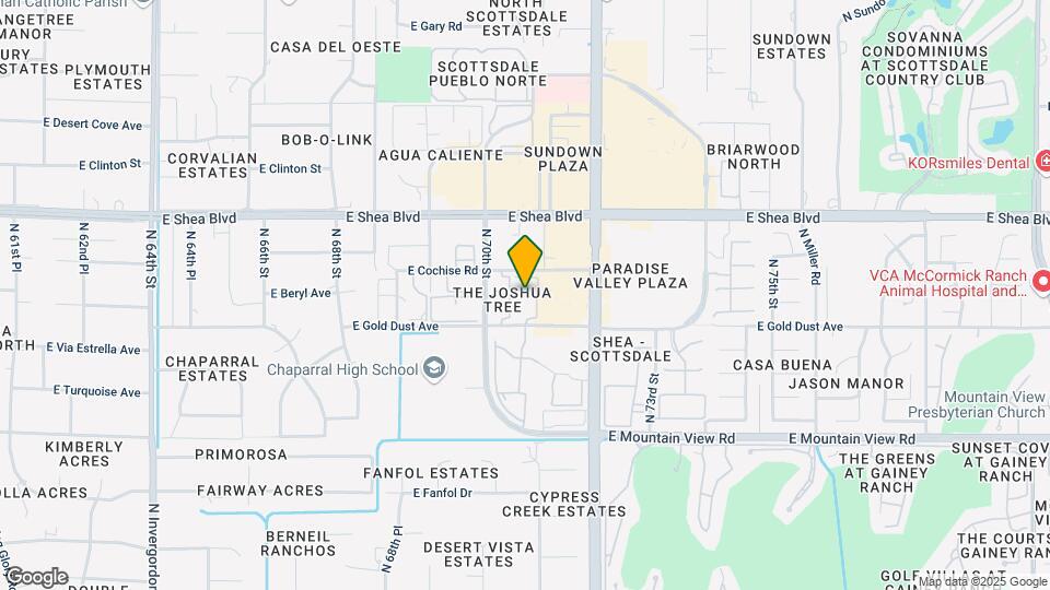 7008 E Gold Dust Ave Map and Location Details
