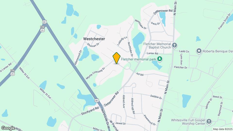 418 Myrtle Crossing Ln Map and Location Details
