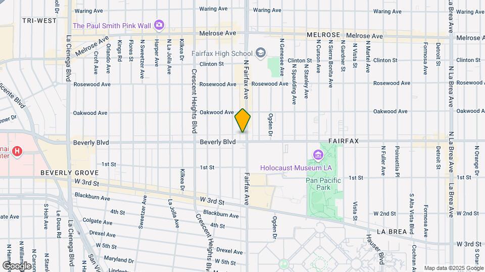 Fairfax Theater Project Mapa y Detalles de la Ubicación