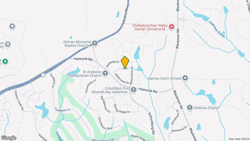 1070 Watervalley Dr Map and Location Details