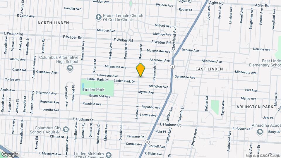 1541 Genessee Ave Map and Location Details