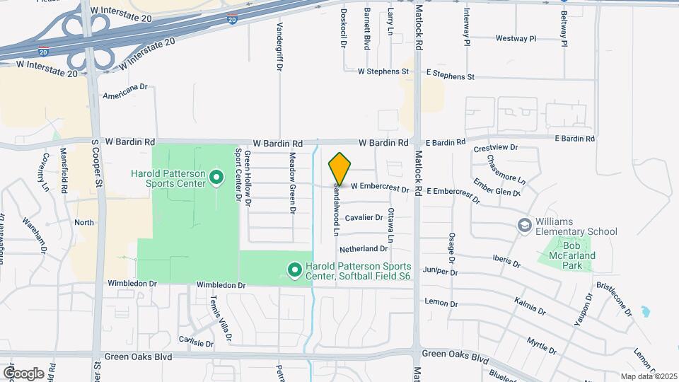 828 W Embercrest Dr Map and Location Details