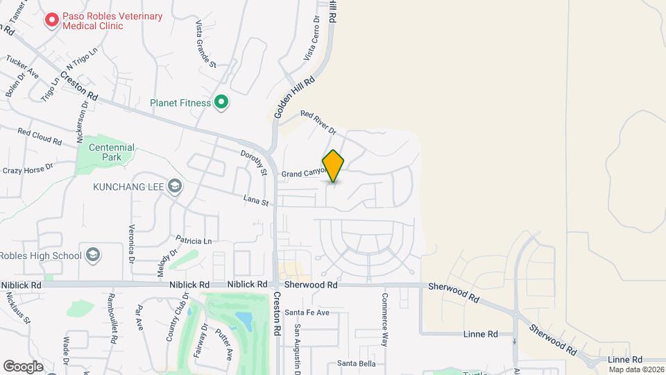 1310 White Clover Ln Map and Location Details